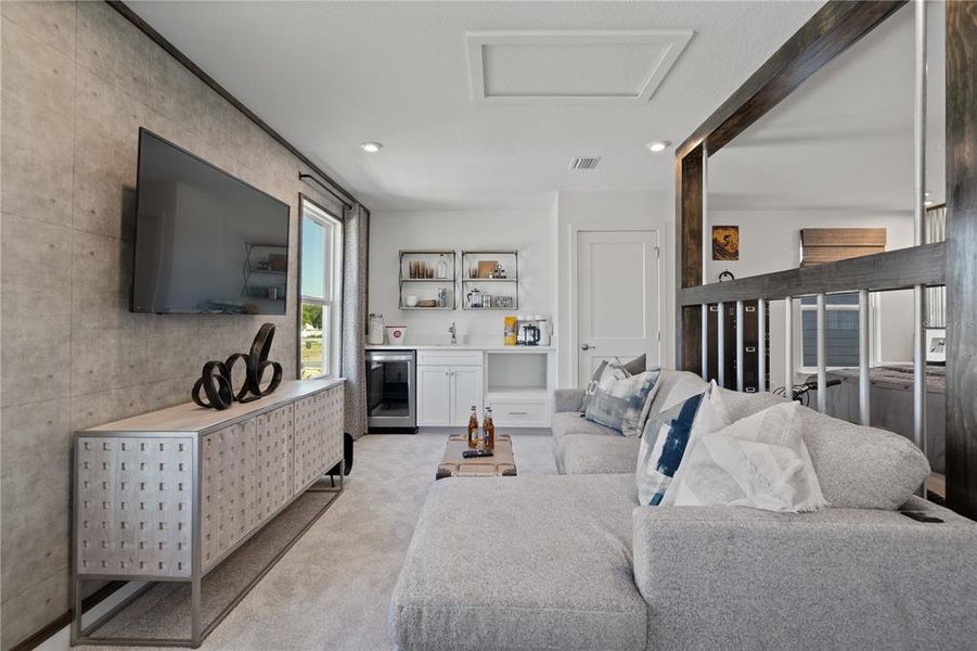 Furnished interior view inside a new home in Trinity Place, St. Cloud (Image 30). Furnished interior view inside a new home in Trinity Place, St. Cloud (Image 30).