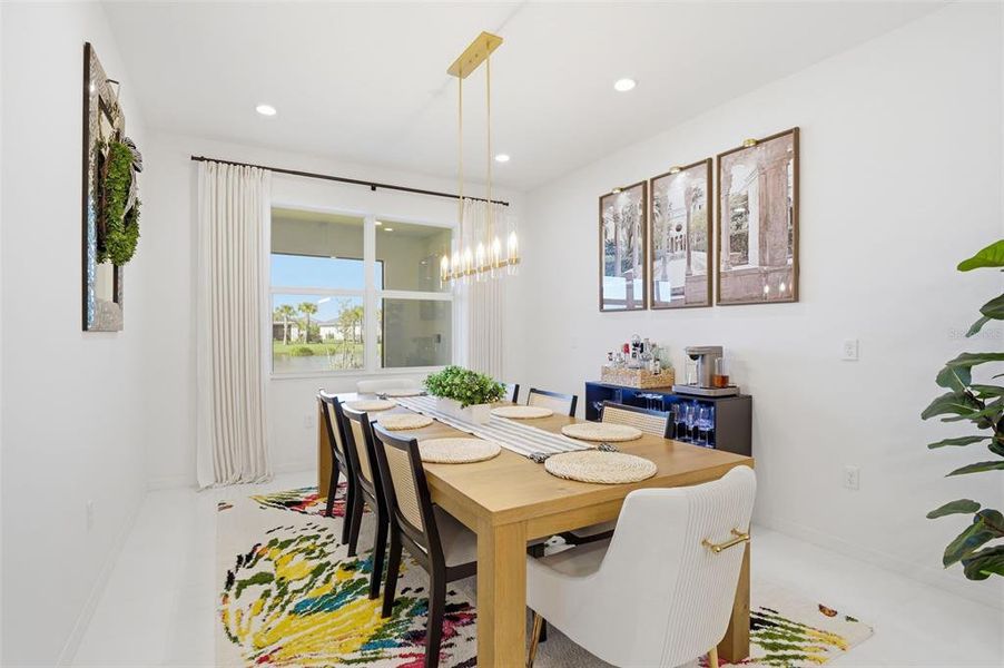 Furnished interior view inside a new home in , Punta Gorda (Image 27).