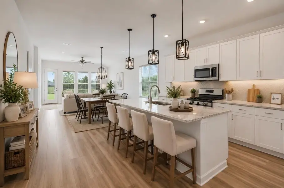 Furnished interior view inside a new home in , Tomball (Image 15). Furnished interior view inside a new home in , Tomball (Image 15).