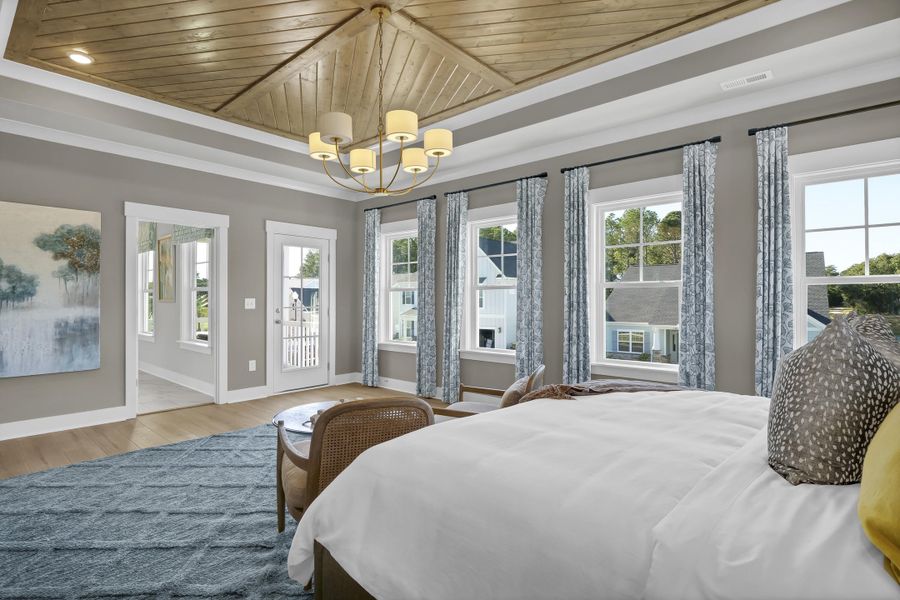 Furnished interior view inside a new home in , Summerville (Image 30).