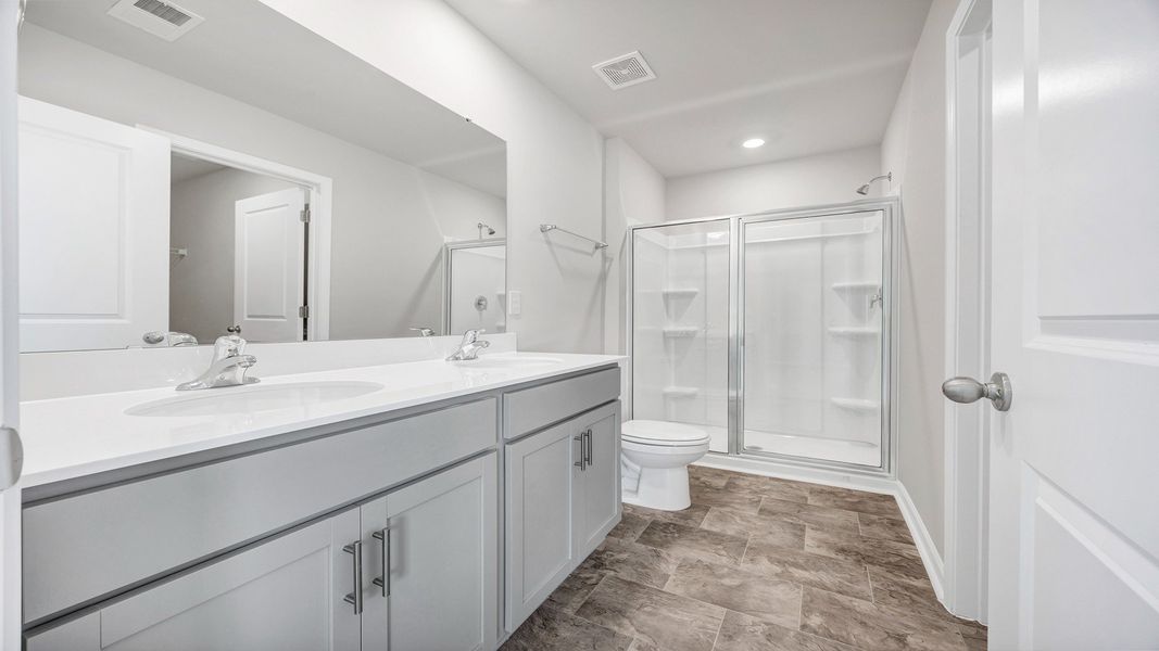 Furnished interior view inside a new home in The Park at Wilkinson, Orangeburg (Image 11).