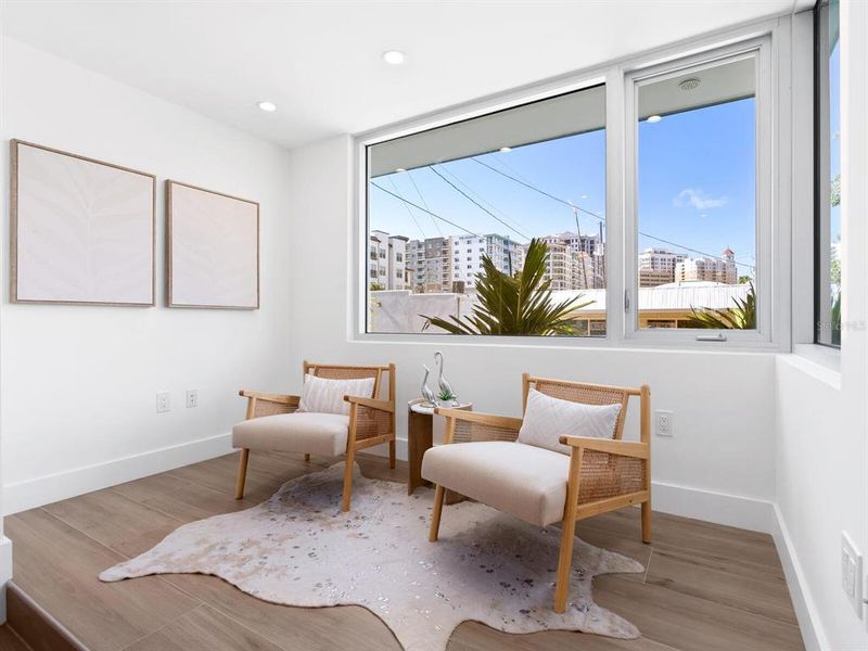 Furnished interior view inside a new home in , Sarasota (Image 35).
