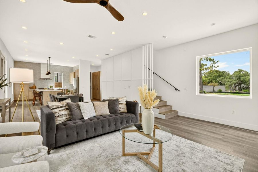 Furnished interior view inside a new home in , Austin (Image 9).