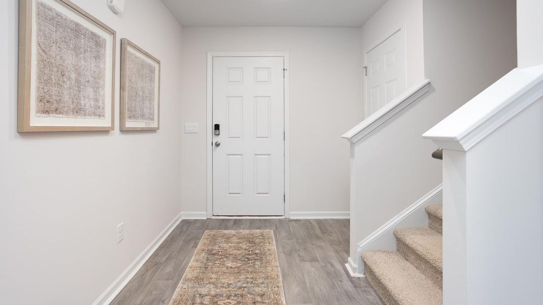 Representative unfurnished interior of a home built from the Elston by D.R. Horton in Chandler Pointe, Rural Hall (Image 18).