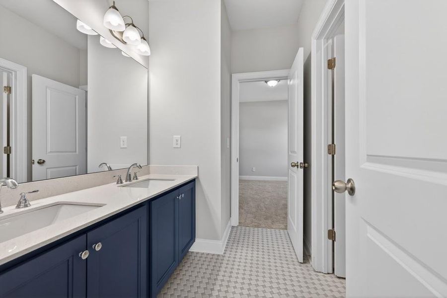 Furnished interior view inside a new home in , Suwanee (Image 16). Furnished interior view inside a new home in , Suwanee (Image 16).