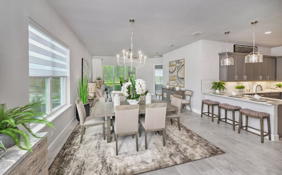 Furnished interior view inside a new home in Woodhaven, Port Orange (Image 4).