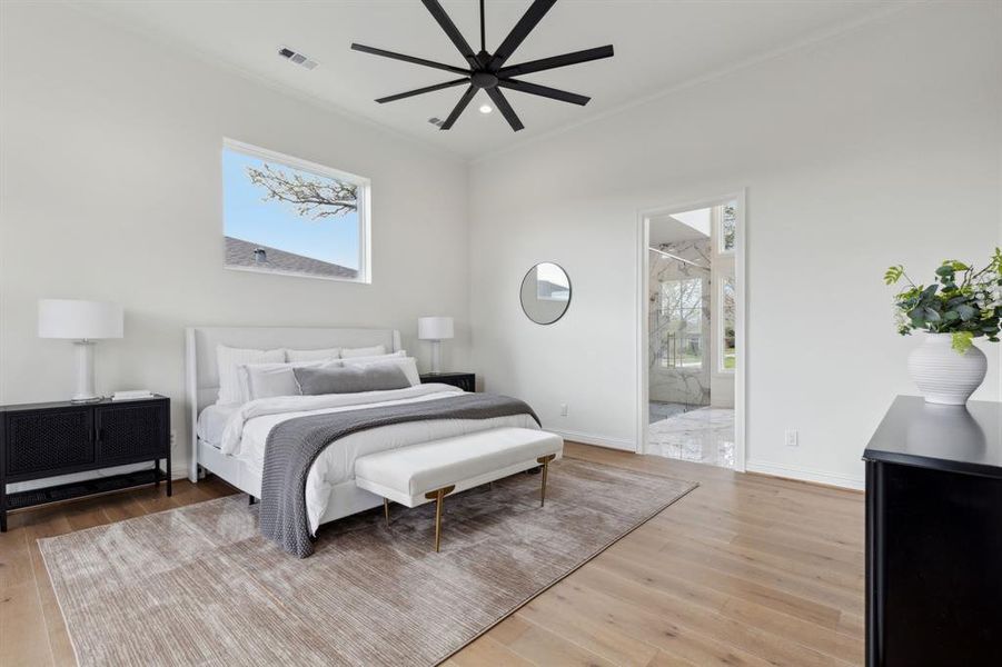 Furnished interior view inside a new home in , Dallas (Image 19).