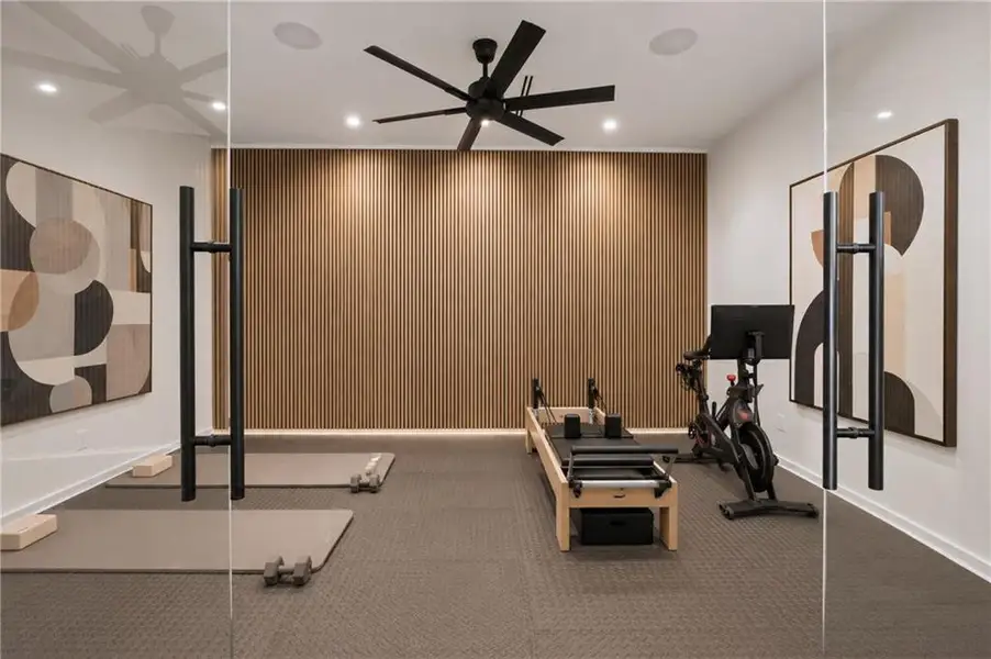 Furnished interior view inside a new home in , Marietta (Image 15).