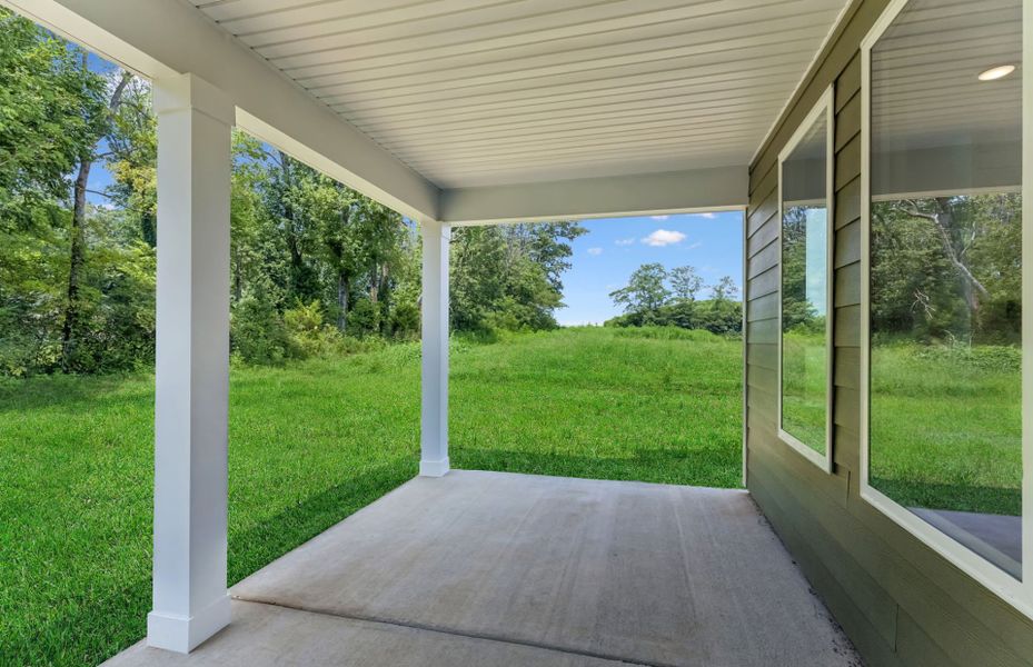 Exterior details and patio area of a home in Glenview Farms, Murfreesboro (Image 34).