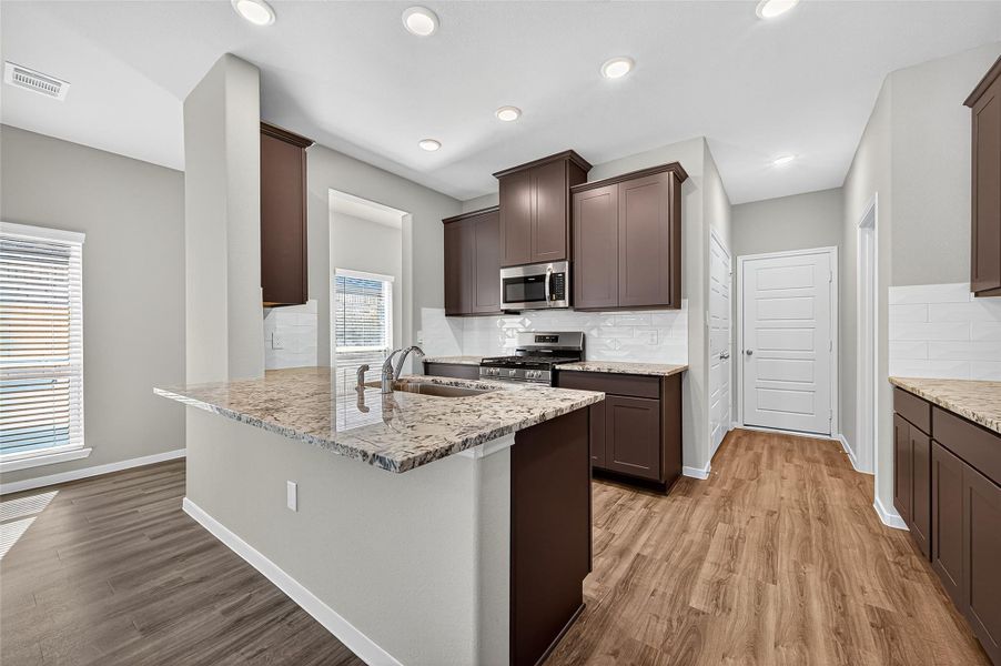 Furnished interior view inside a new home in Mill Creek Trails, Magnolia (Image 16). Furnished interior view inside a new home in Mill Creek Trails, Magnolia (Image 16).