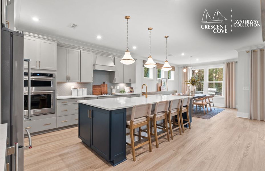 Representative furnished interior of a home built from the Stellar - Waterway Collection by Pulte Homes in Crescent Cove, Myrtle Beach (Image 10).