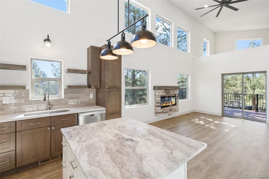 Furnished interior view inside a new home in , Florissant (Image 6).