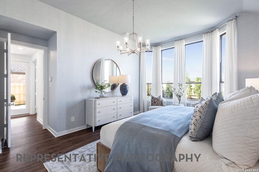 Furnished interior view inside a new home in Mayfair, New Braunfels (Image 16).