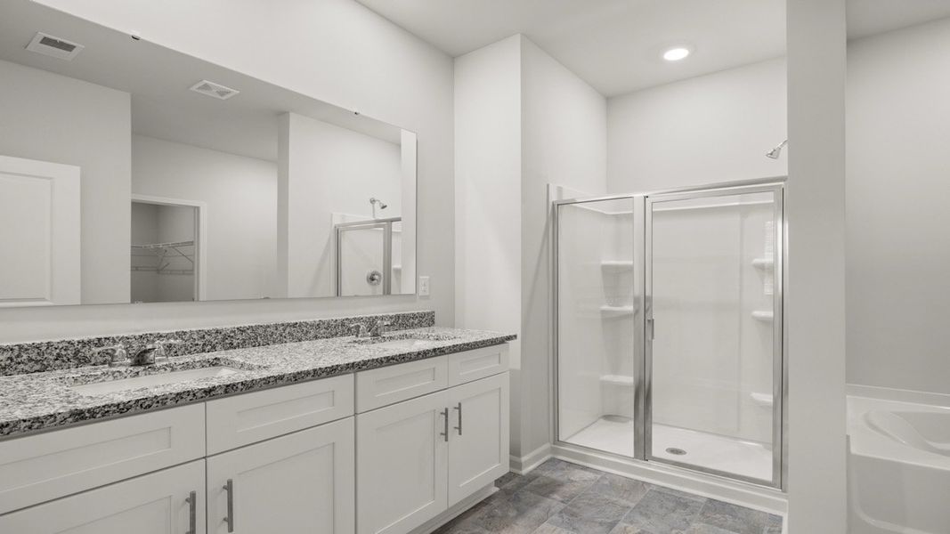 Furnished interior view inside a new home in Chukker Creek Landing, Aiken (Image 9).