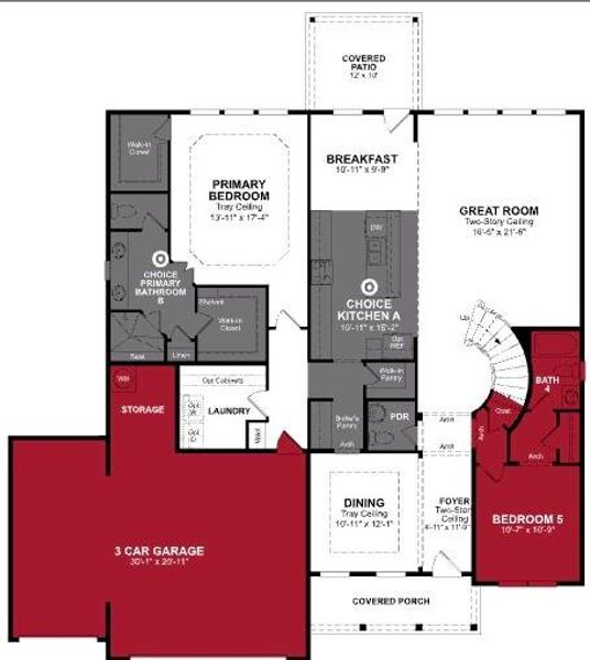 Beazer Homes Hurricane
Madison plan