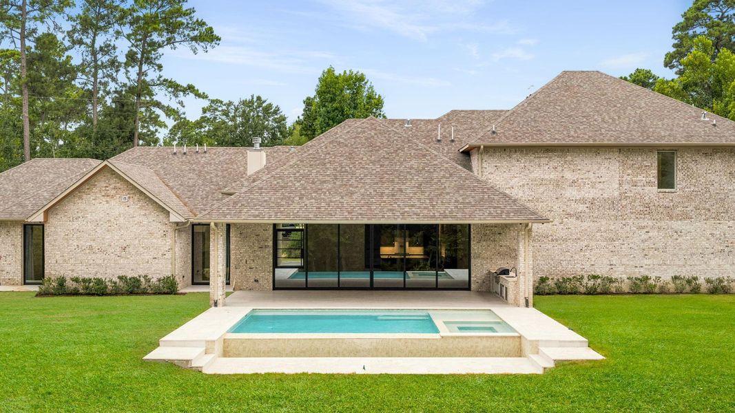 Exterior details and patio area of a home in , Tomball (Image 28).