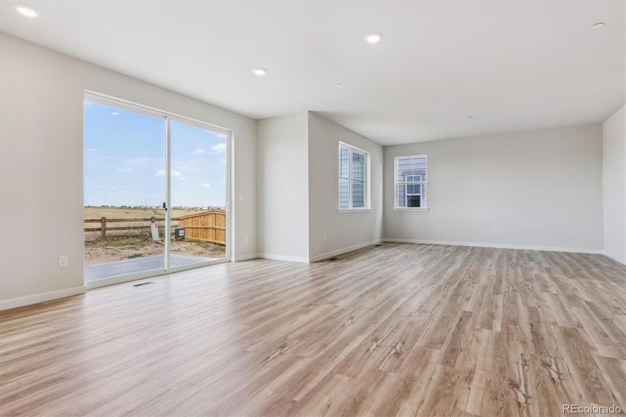 Spacious, unfurnished interior of a new home in Floret Collection at Parkdale Commons, Lafayette (Image 15).