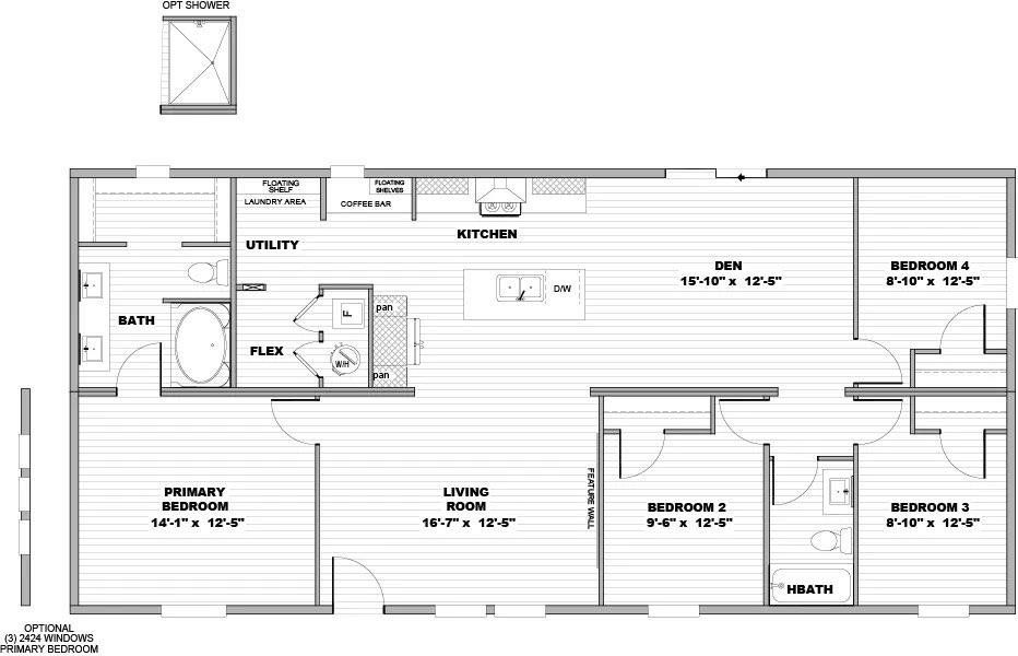2D floor plan layout of this home in , Temple, GA (Image 3).