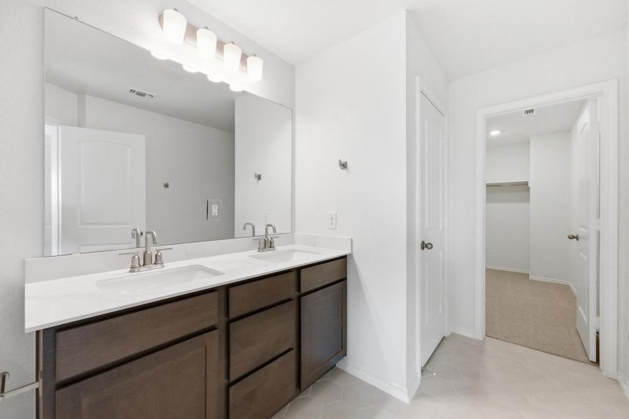 Furnished interior view inside a new home in Salerno - Heritage Collection, Round Rock (Image 14). Furnished interior view inside a new home in Salerno - Heritage Collection, Round Rock (Image 14).