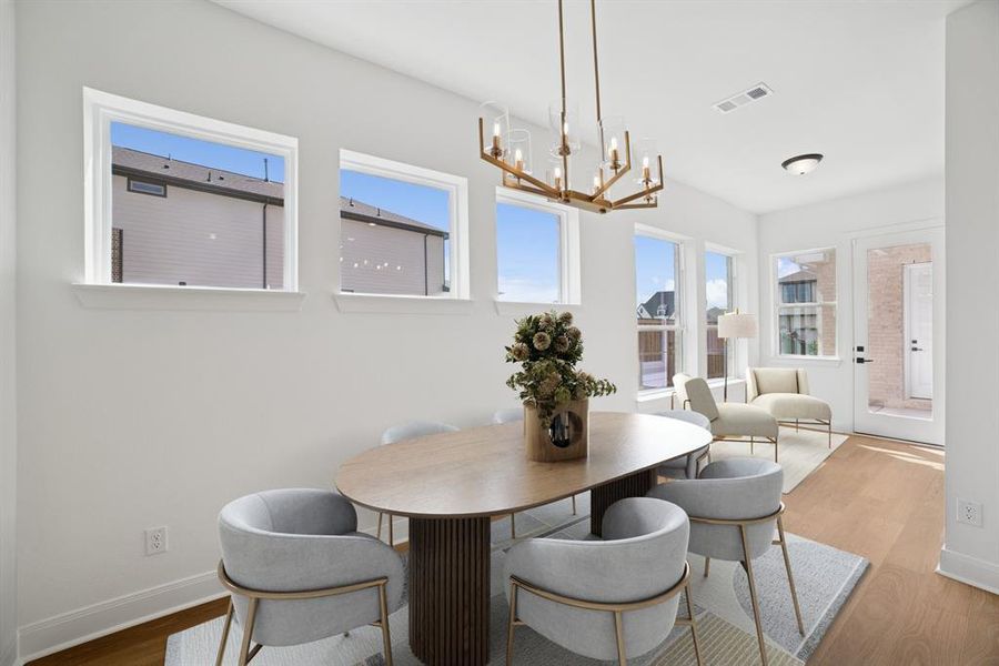 Furnished interior view inside a new home in Walsh Cottage, Annetta North (Image 7).