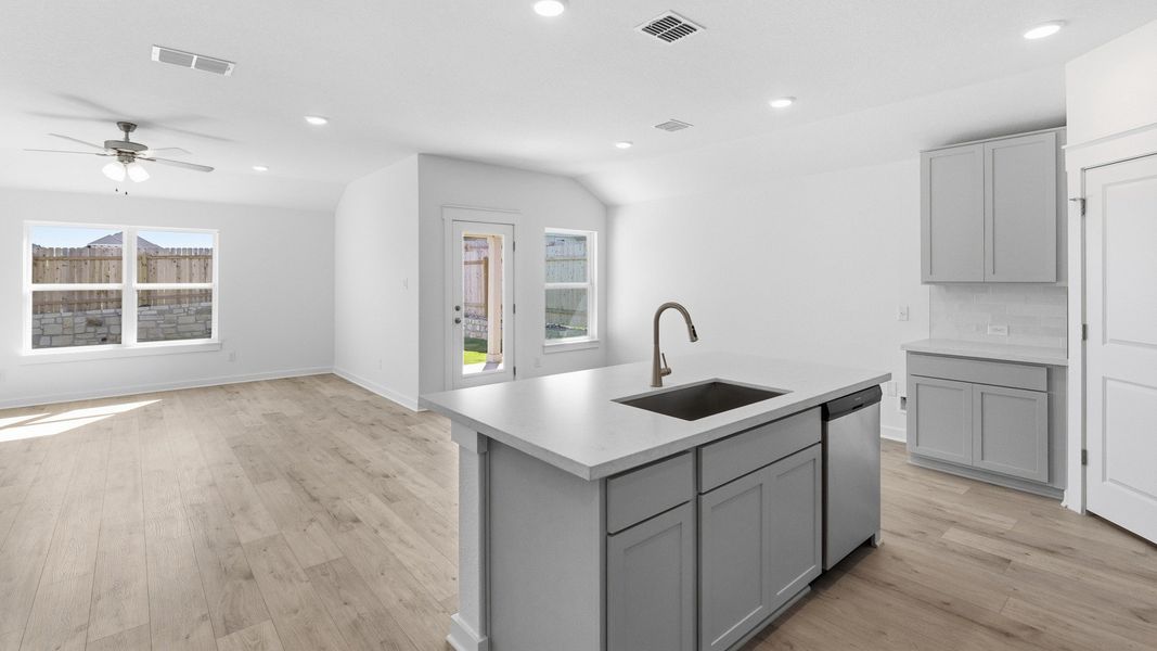 Furnished interior view inside a new home in Hunters Glen, Jarrell (Image 6).