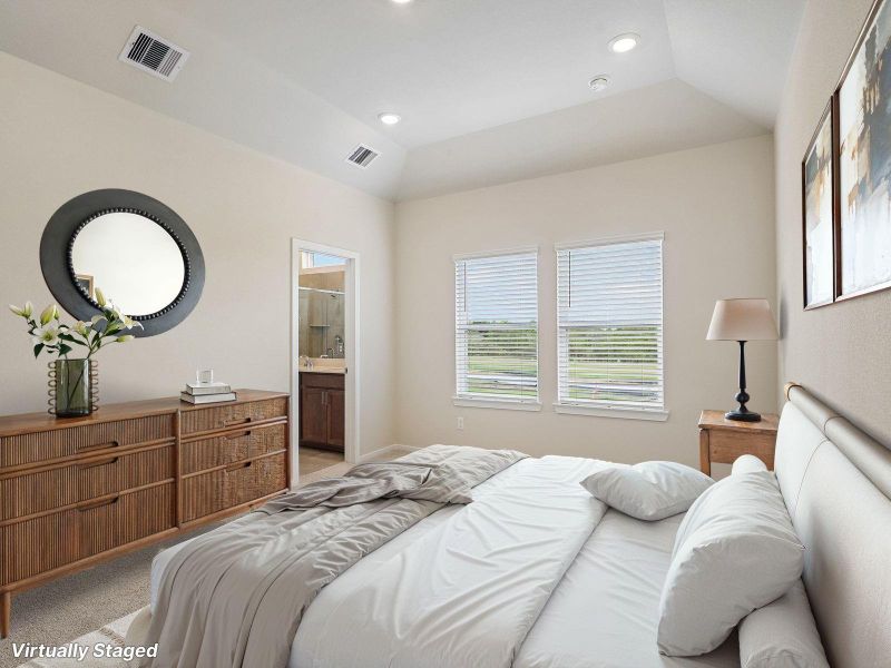 Furnished interior view inside a new home in Parkway Commons - City Series, Missouri City (Image 9). Furnished interior view inside a new home in Parkway Commons - City Series, Missouri City (Image 9).