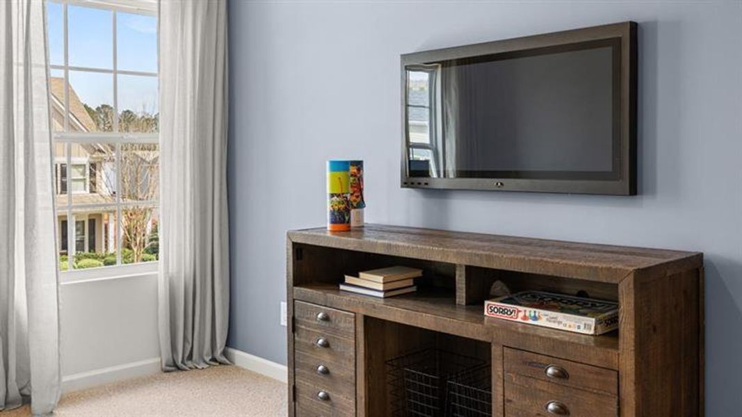 Furnished interior view inside a new home in Lost Creek, Dallas (Image 23).