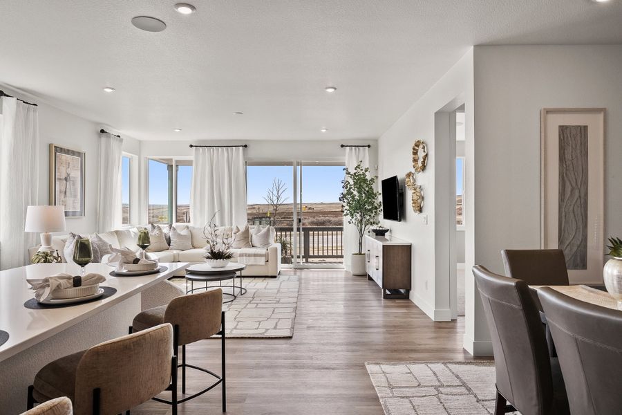 Representative furnished interior of a home built from the 1 by Trumark Homes in Trumark Homes at Tanterra, Parker (Image 17).