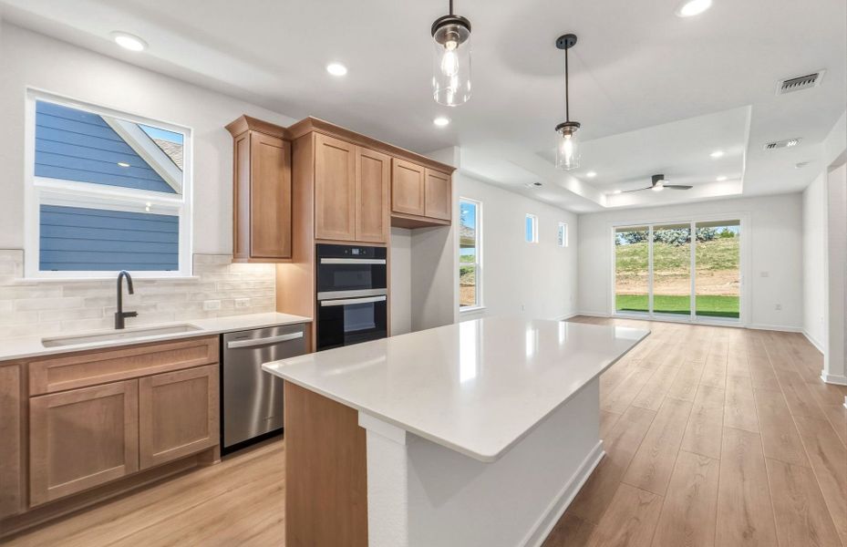 Furnished interior view inside a new home in Sun City Texas, Georgetown (Image 12).