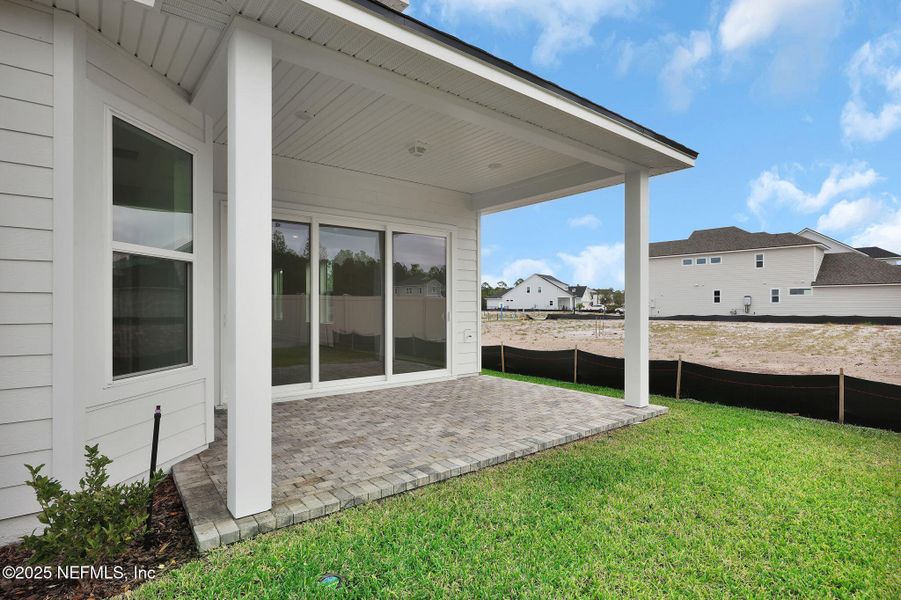 Exterior details and patio area of a home in Seabrook Village at Seabrook, Ponte Vedra (Image 30).