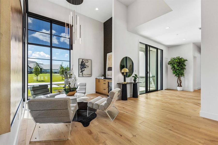 Furnished interior view inside a new home in , Southlake (Image 27). Furnished interior view inside a new home in , Southlake (Image 27).