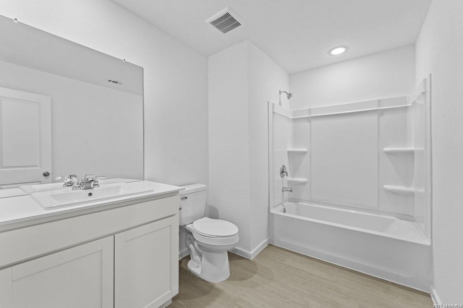 Furnished interior view inside a new home in Randolph Crossing, Converse (Image 7).