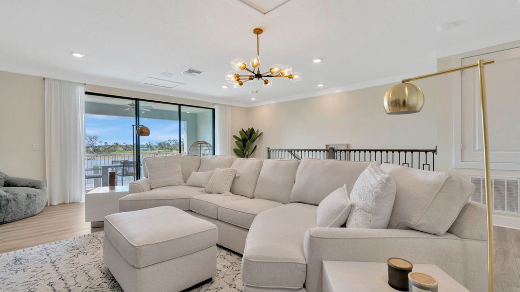 The Loft of another Grand Sabal Model which is available at Serengeti.