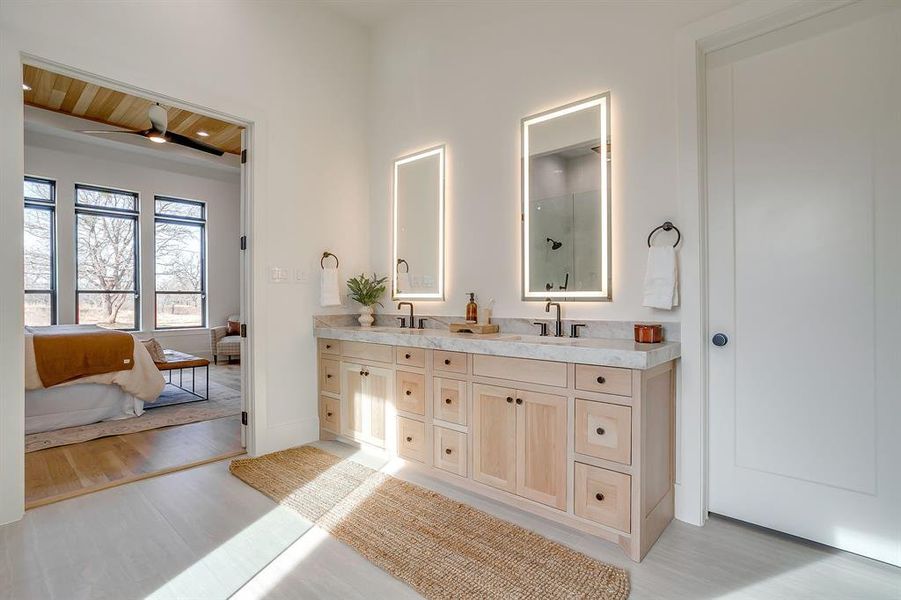 Furnished interior view inside a new home in , Weatherford (Image 18).