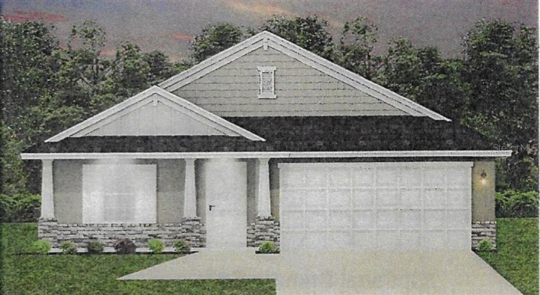 Front exterior of a new home in , Port Charlotte, FL, highlighting curb appeal (Image 1).
