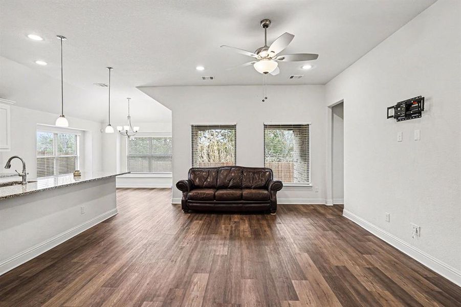 Furnished interior view inside a new home in , Keene (Image 14).