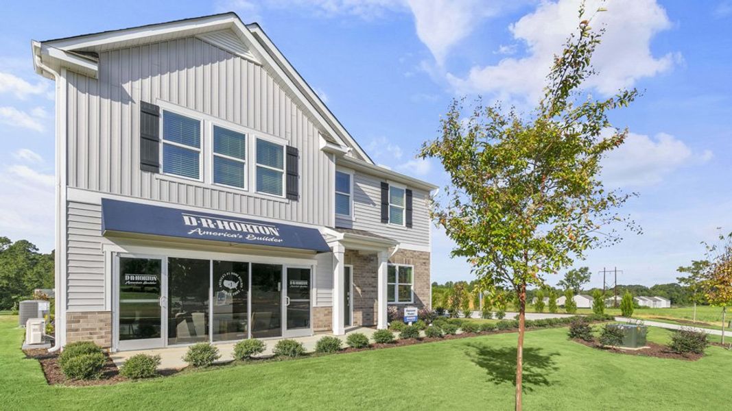 Representative exterior photo of a completed home built from the Hanover by D.R. Horton in Westerly, Lillington, NC (Image 29).