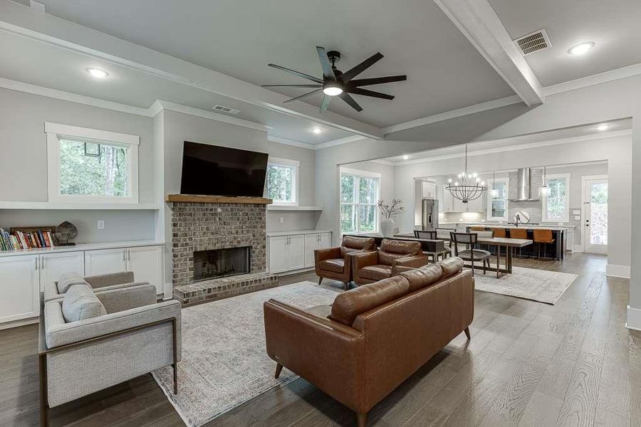 Furnished interior view inside a new home in , Dacula (Image 3).