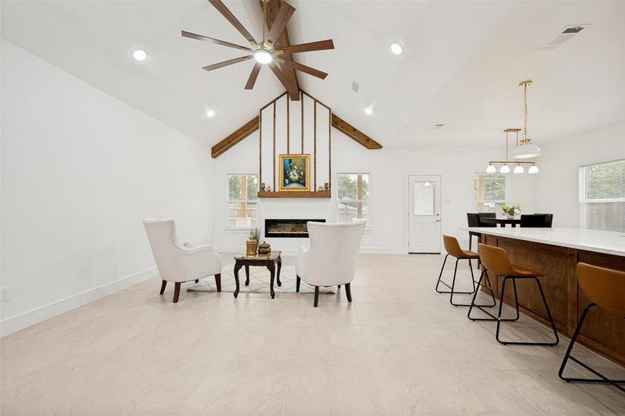 Furnished interior view inside a new home in , Fort Worth (Image 5).