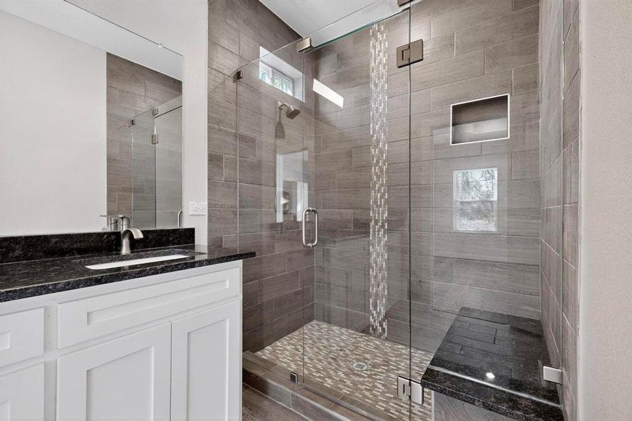 Furnished interior view inside a new home in , Ferris (Image 8).