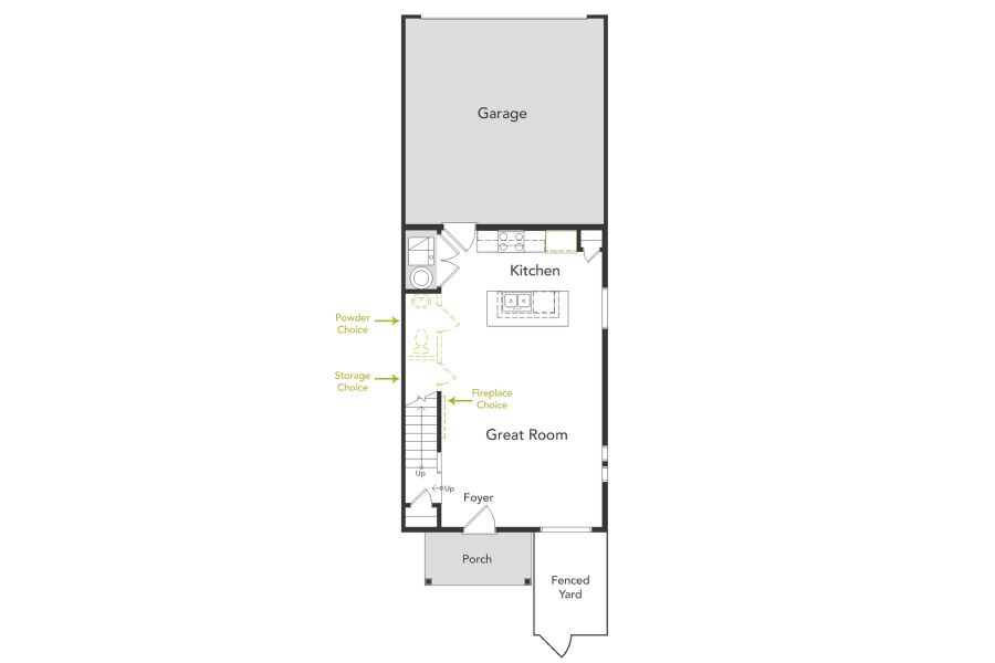 2D floor plan layout of this home in Banning Lewis Ranch, Colorado Springs, CO (Image 2). 2D floor plan layout of this home in Banning Lewis Ranch, Colorado Springs, CO (Image 2).