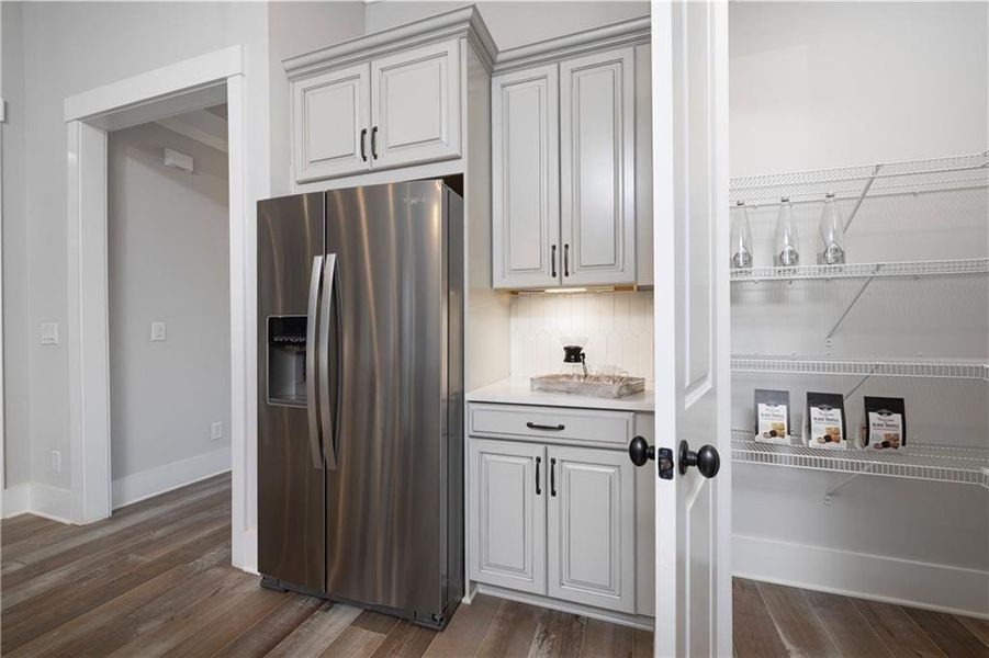 Furnished interior view inside a new home in Soleil Belmont Park, Canton (Image 5). Furnished interior view inside a new home in Soleil Belmont Park, Canton (Image 5).