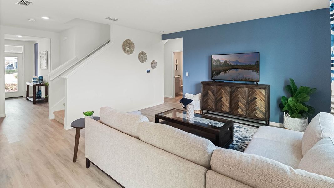 Furnished interior view inside a new home in Fox Branch, Lakeland (Image 8).