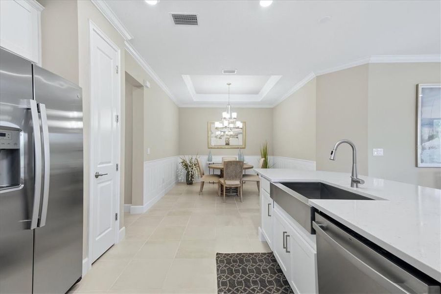Furnished interior view inside a new home in , Sarasota (Image 8). Furnished interior view inside a new home in , Sarasota (Image 8).