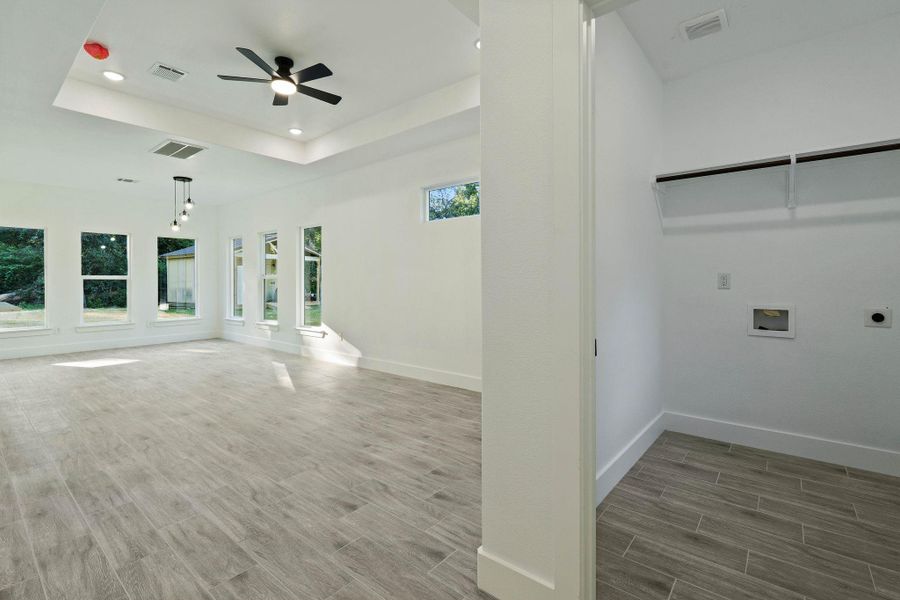 Spacious, unfurnished interior of a new home in , Willis (Image 21). Spacious, unfurnished interior of a new home in , Willis (Image 21).