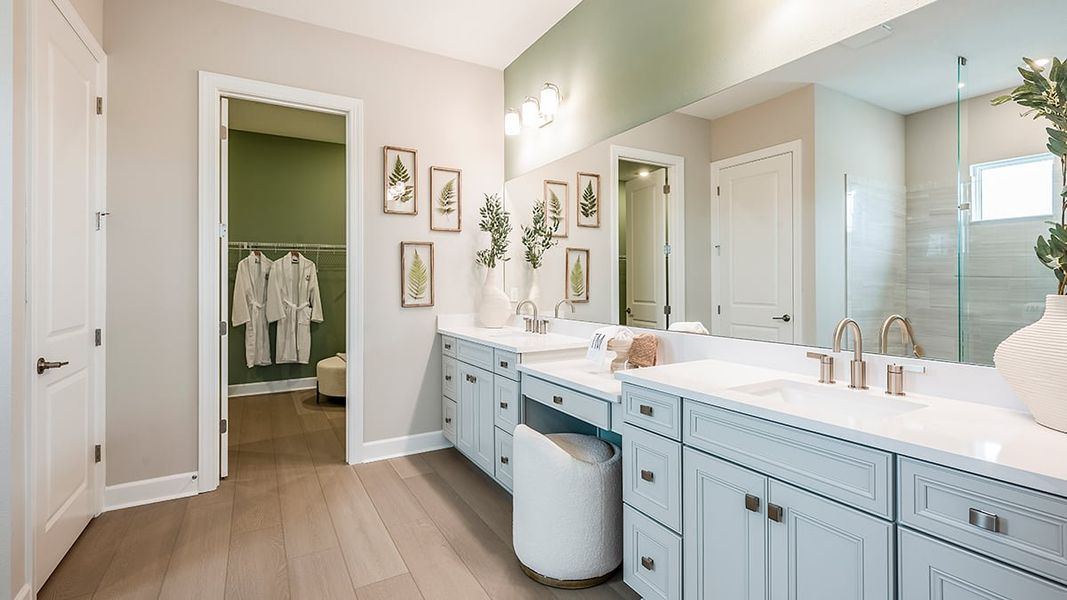 Representative furnished interior of a home built from the Pallazio by Taylor Morrison in Astor Creek Golf and Country Club, Port St. Lucie (Image 16).