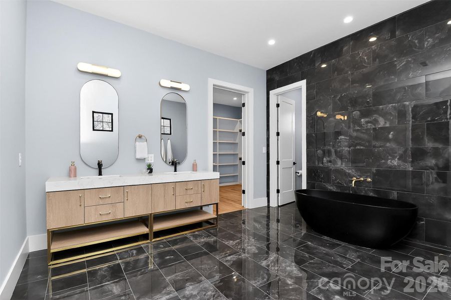 Furnished interior view inside a new home in , Charlotte (Image 37).