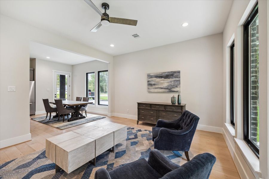 Furnished interior view inside a new home in High Meadow West and Estates, Montgomery (Image 23).