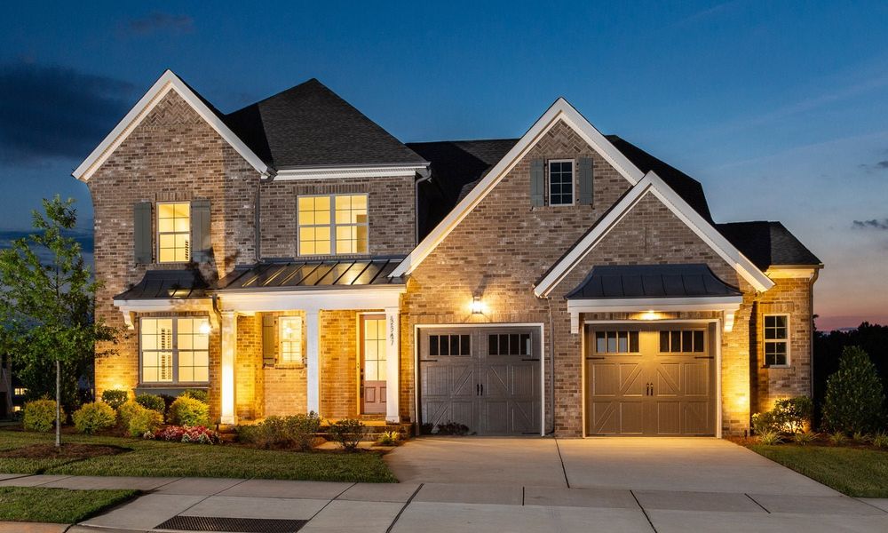 Representative exterior photo of a completed home built from the Marin by Classica Homes in McLean - Hunts Point, Belmont, NC (Image 34).