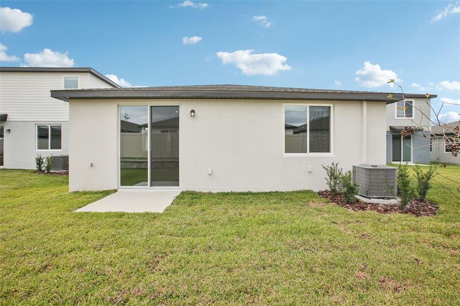 Exterior details and patio area of a home in Two Rivers - Premier Series, Zephyrhills (Image 20). Exterior details and patio area of a home in Two Rivers - Premier Series, Zephyrhills (Image 20).